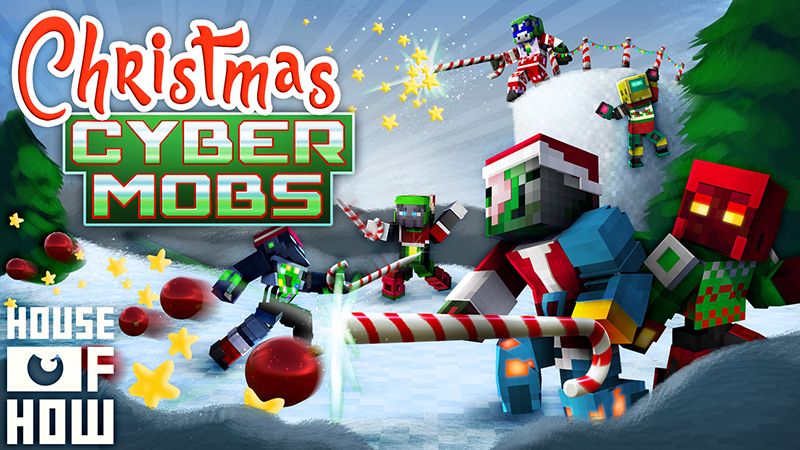 Christmas Cyber Mobs on the Minecraft Marketplace by House of How