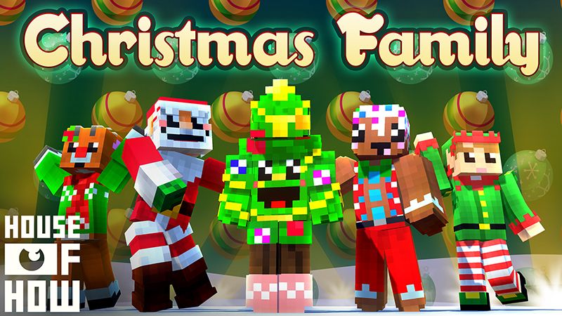 Christmas Family on the Minecraft Marketplace by House of How