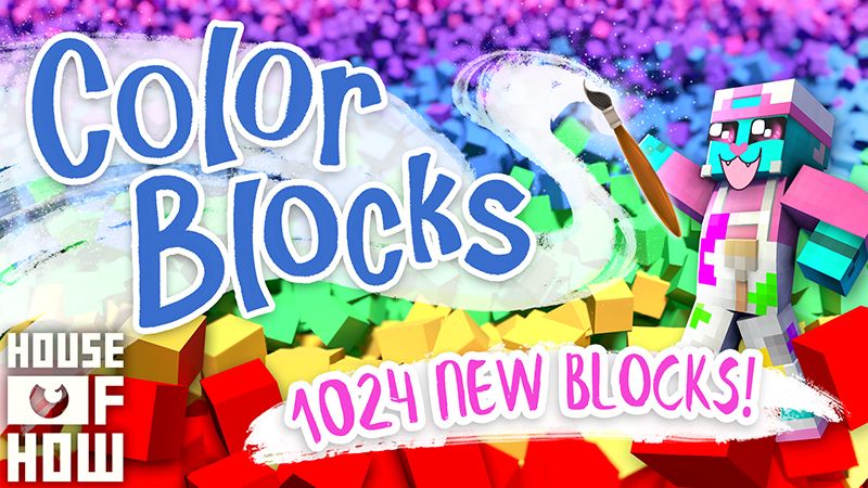 Color Blocks on the Minecraft Marketplace by House of How