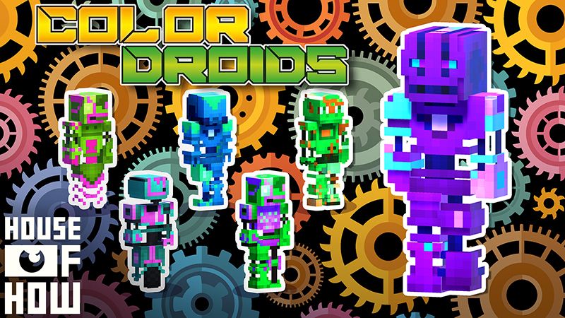 Color Droids on the Minecraft Marketplace by House of How