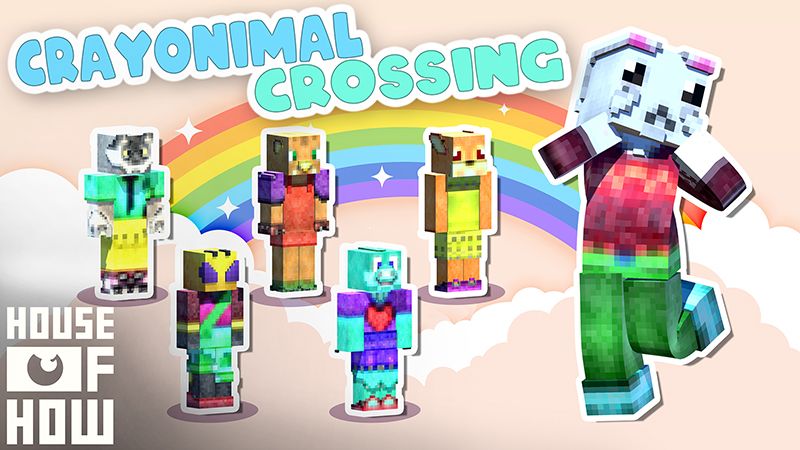 Crayonimal Crossing on the Minecraft Marketplace by House of How