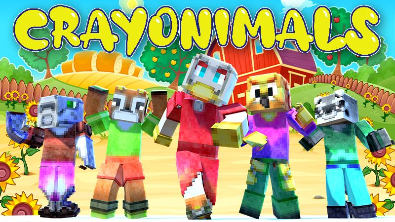 Crayonimals on the Minecraft Marketplace by House of How