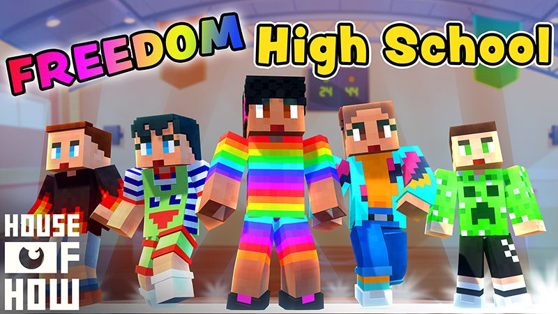 Freedom High School on the Minecraft Marketplace by House of How