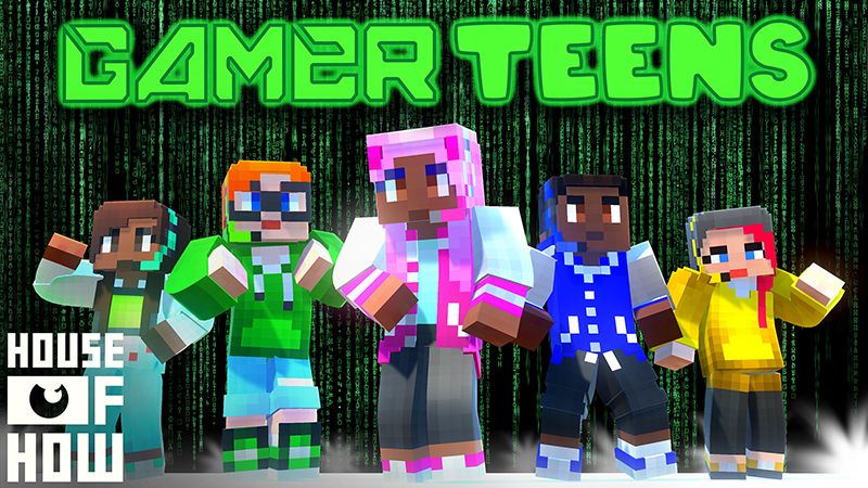 Gamer Teens on the Minecraft Marketplace by House of How