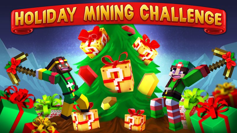 Holiday Mining Challenge on the Minecraft Marketplace by House of How