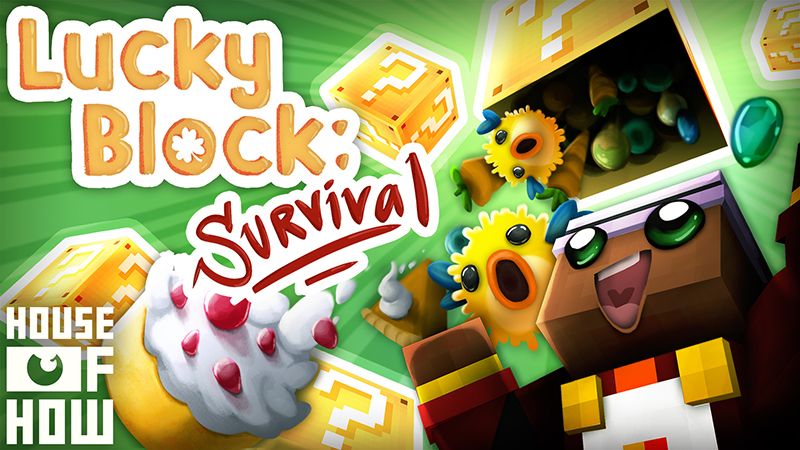 Lucky Block: Survival on the Minecraft Marketplace by House of How