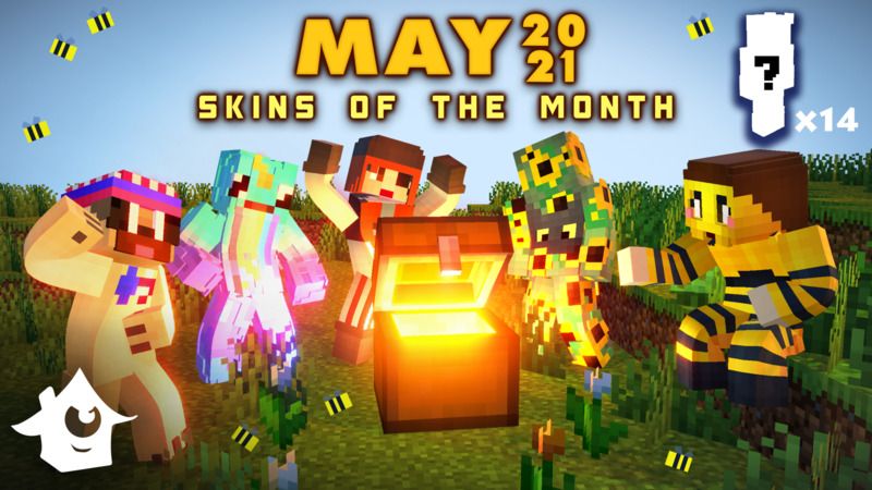 May 2021 Skins of the Month on the Minecraft Marketplace by House of How