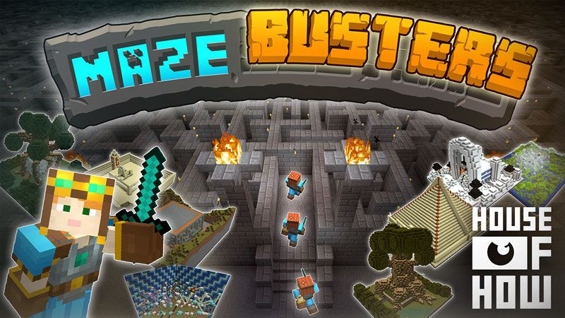 Maze Busters on the Minecraft Marketplace by house-of-how