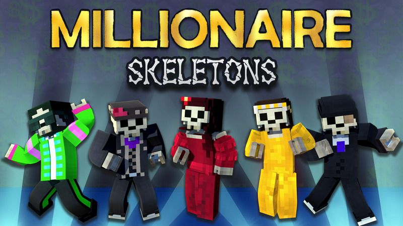 Millionaire Skeletons on the Minecraft Marketplace by House of How