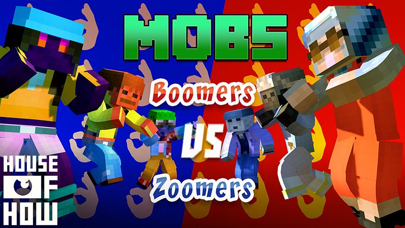 Mobs Boomers vs Zoomers on the Minecraft Marketplace by House of How