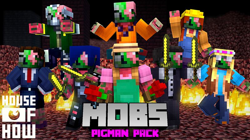 MOBS: Pigman Pack on the Minecraft Marketplace by House of How