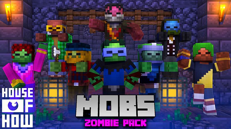 MOBS: Zombie Pack on the Minecraft Marketplace by House of How