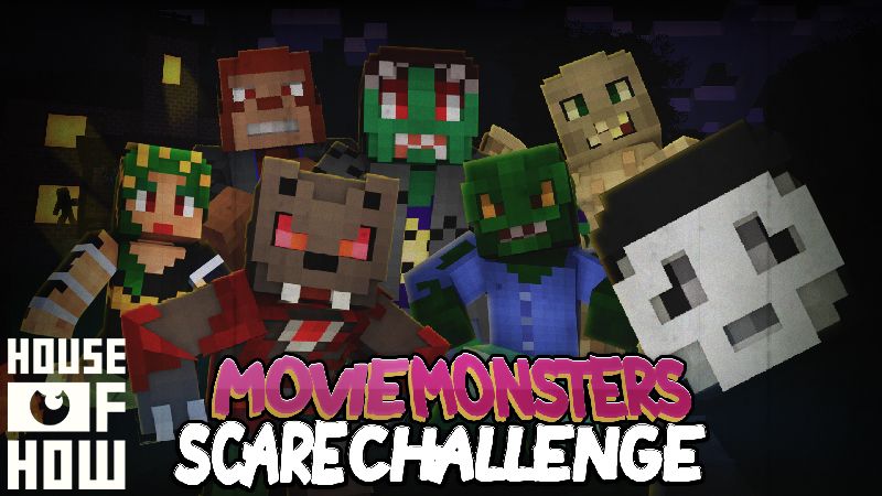 Movie Monsters Scare Challenge on the Minecraft Marketplace by House of How