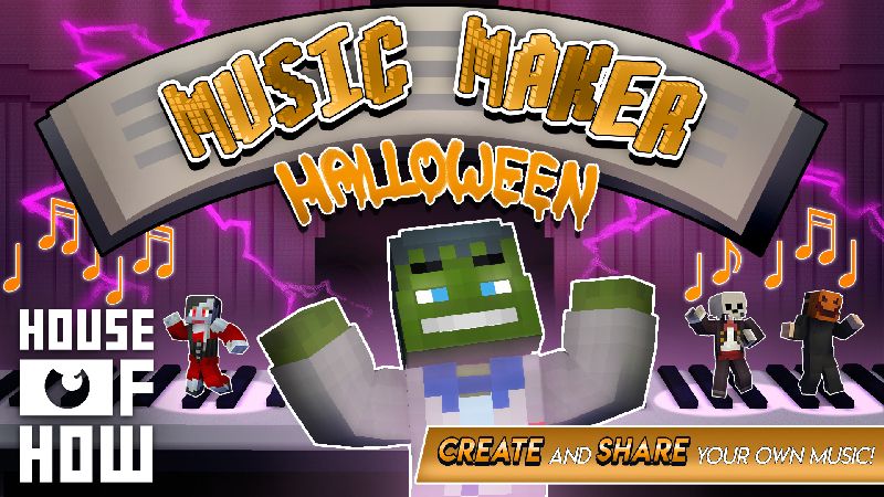 Music Maker: Halloween Edition on the Minecraft Marketplace by House of How