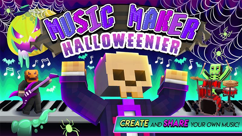 Music Maker Halloweenier on the Minecraft Marketplace by House of How