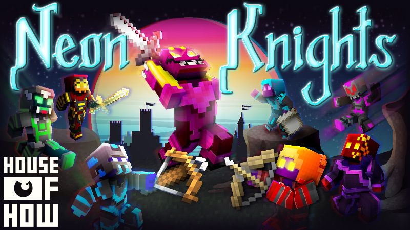 Neon Knights on the Minecraft Marketplace by House of How