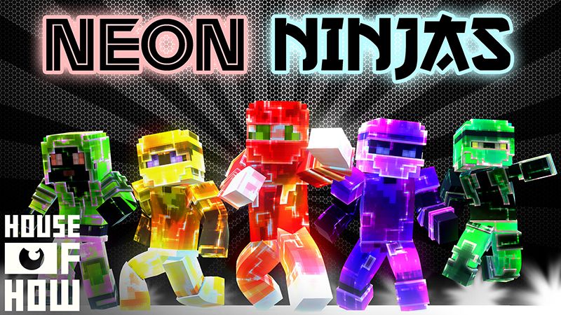 Neon Ninjas on the Minecraft Marketplace by House of How