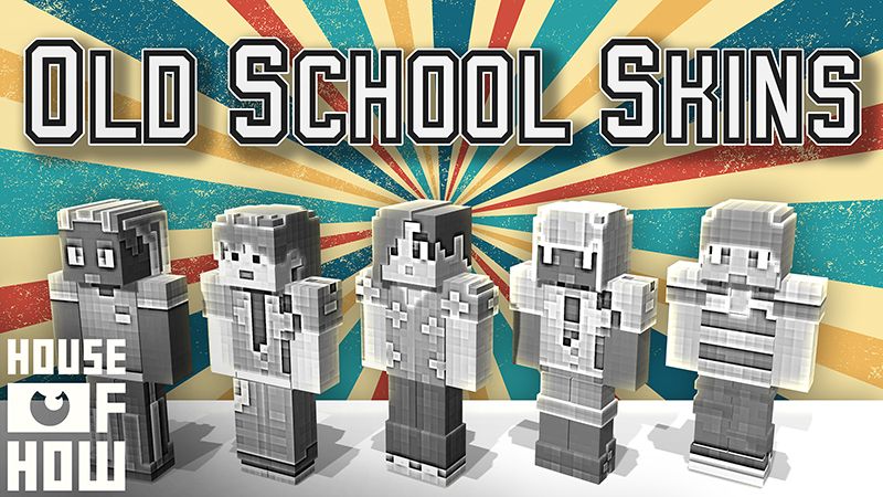 Oldschool Skins on the Minecraft Marketplace by House of How