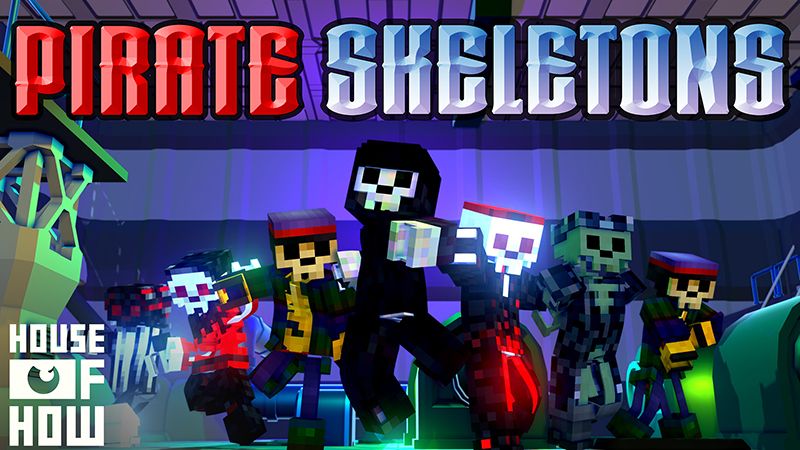 Pirate Skeletons on the Minecraft Marketplace by House of How