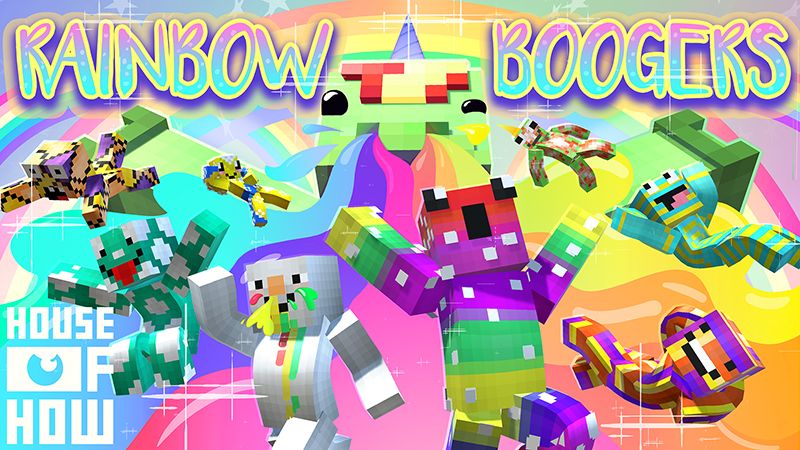 Rainbow Boogers on the Minecraft Marketplace by House of How