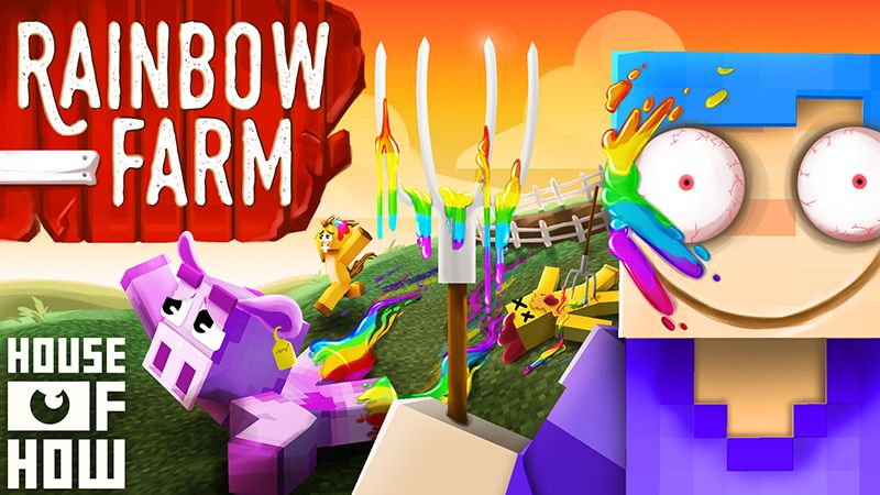 Rainbow Farm on the Minecraft Marketplace by House of How