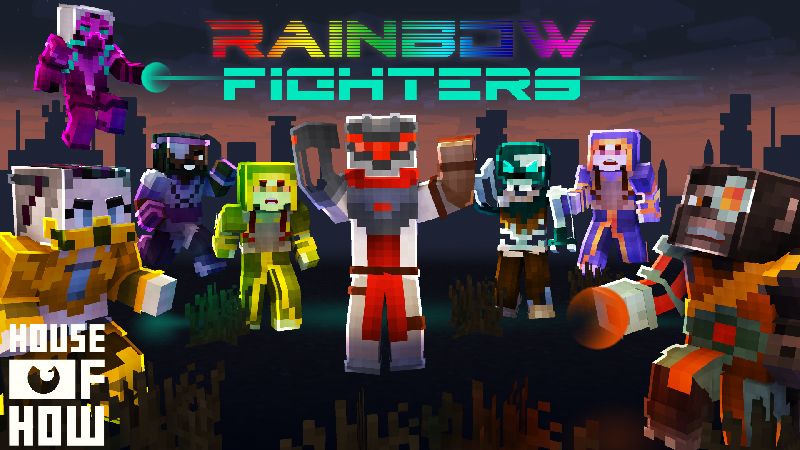 Rainbow Fighters on the Minecraft Marketplace by House of How