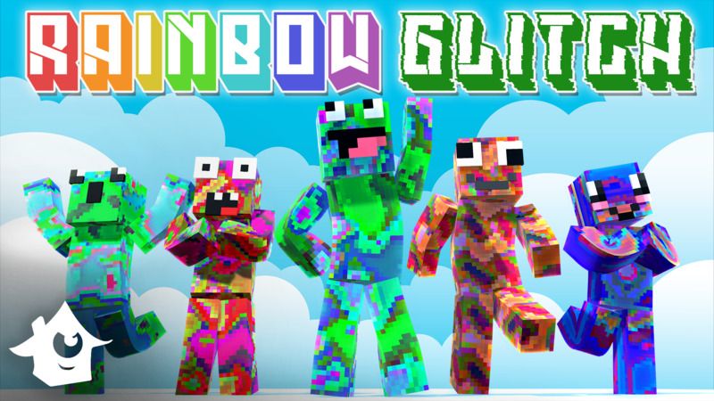 Rainbow Glitch on the Minecraft Marketplace by House of How