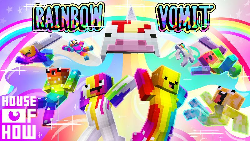 Rainbow Vomit on the Minecraft Marketplace by House of How