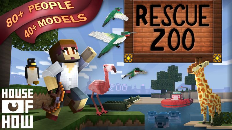 Rescue Zoo on the Minecraft Marketplace by House of How