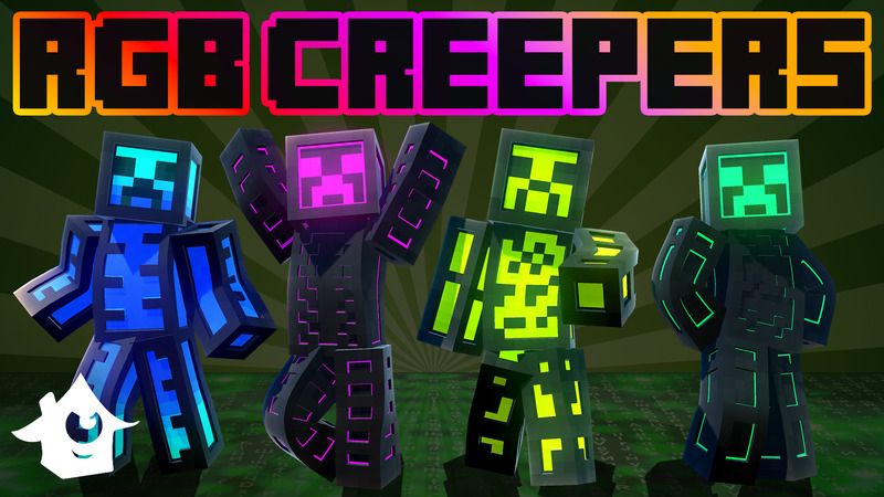 RGB Creepers on the Minecraft Marketplace by House of How