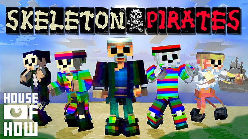 Skeleton Pirates on the Minecraft Marketplace by House of How