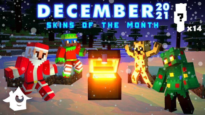 Skins of the Month December on the Minecraft Marketplace by House of How