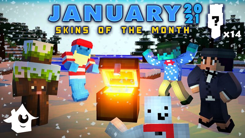 Skins of the Month - January on the Minecraft Marketplace by House of How