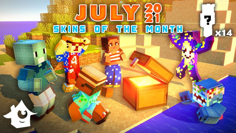 Skins of the Month - July on the Minecraft Marketplace by House of How