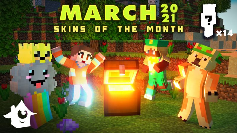 Skins of the Month - March on the Minecraft Marketplace by House of How