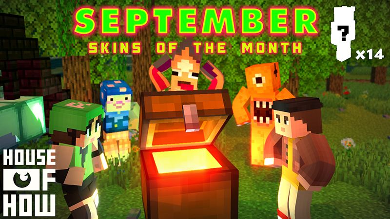 Skins of the Month - September on the Minecraft Marketplace by House of How