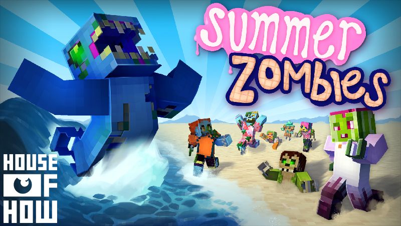 Summer Zombies on the Minecraft Marketplace by House of How