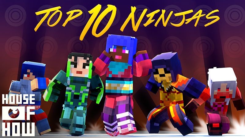 Top 10 Ninjas on the Minecraft Marketplace by House of How