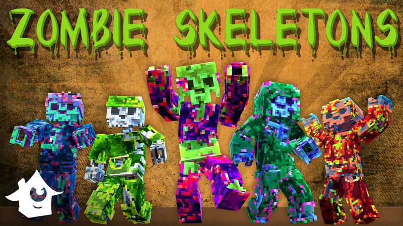 Zombie Skeletons on the Minecraft Marketplace by House of How