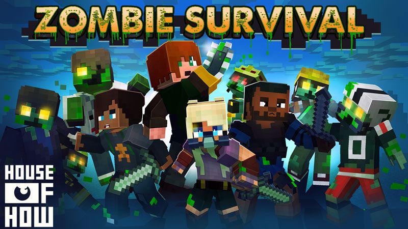 Zombie Survival on the Minecraft Marketplace by House of How