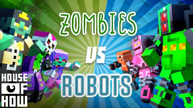 Zombies vs. Robots on the Minecraft Marketplace by House of How