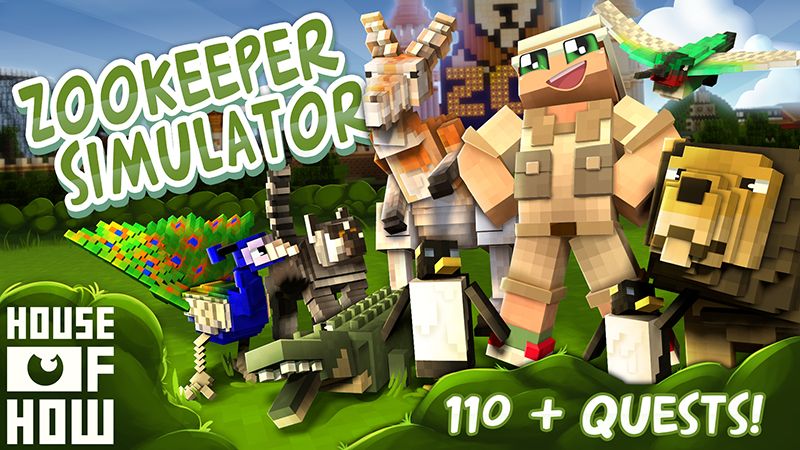 Zookeeper Simulator on the Minecraft Marketplace by House of How