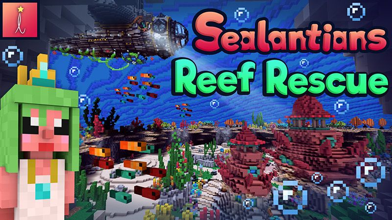 Sealantians Reef Rescue on the Minecraft Marketplace by Imagiverse