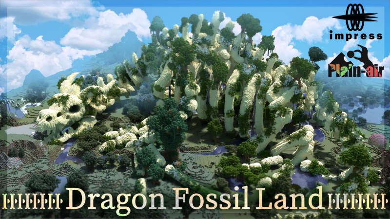 Dragon Fossil Land on the Minecraft Marketplace by Impress