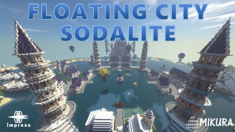 Floating city: Sodalite on the Minecraft Marketplace by Impress