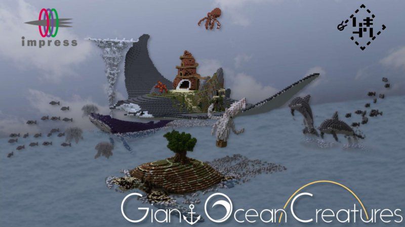 Giant Ocean Creatures on the Minecraft Marketplace by Impress