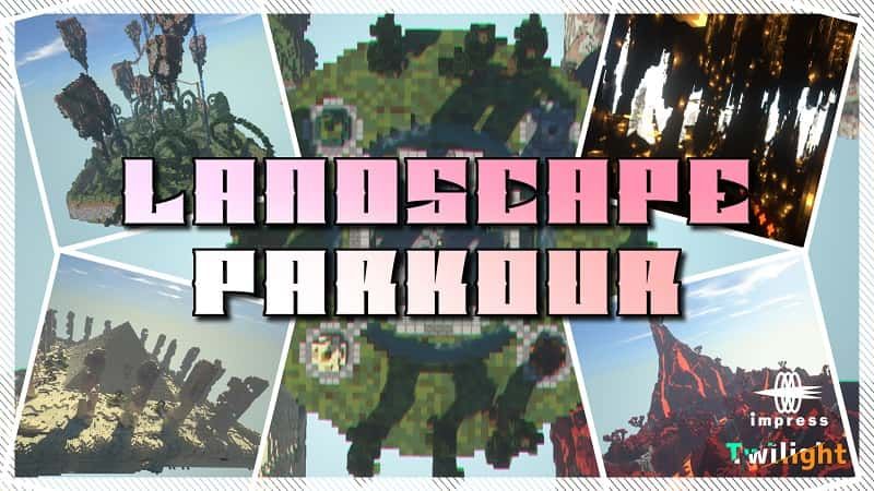 Landscape Parkour on the Minecraft Marketplace by Impress