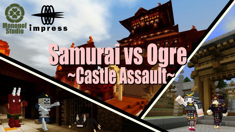 Samurai vs Ogre Castle Assault on the Minecraft Marketplace by Impress