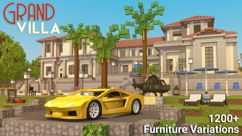 Luxury Furniture: Grand Villa on the Minecraft Marketplace by impulse