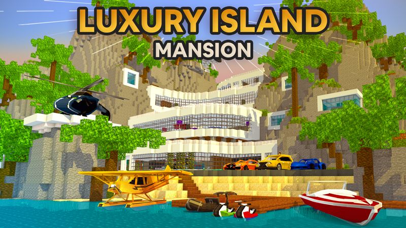 Luxury Island Mansion on the Minecraft Marketplace by Impulse